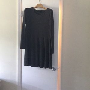 1x forever 21 cotton empire waist dress gray